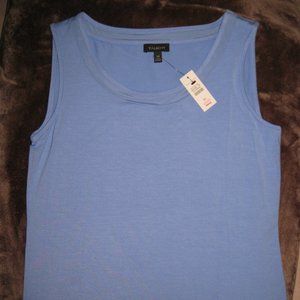 Talbots Cornflower blue tank Misses XS New